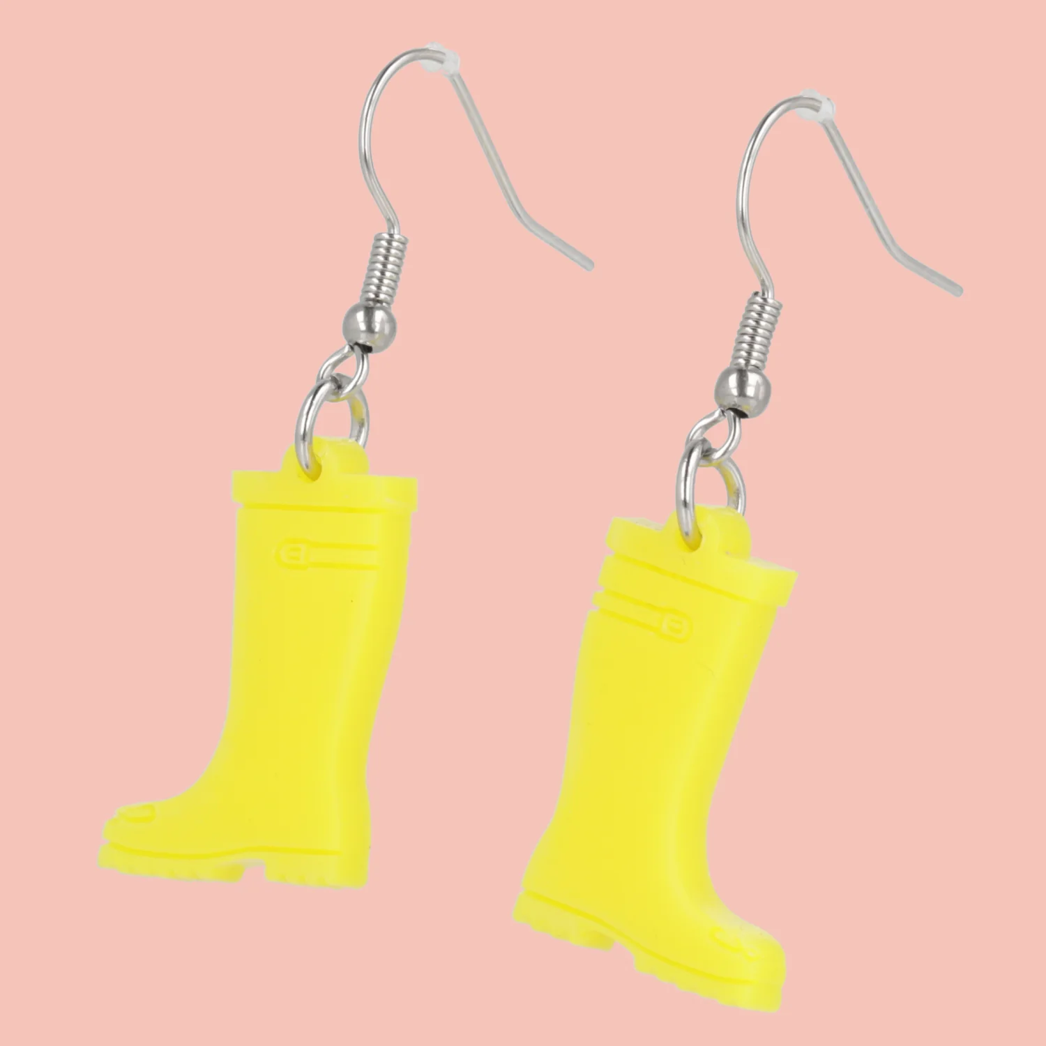 Yellow Wellies Earrings - Image 3