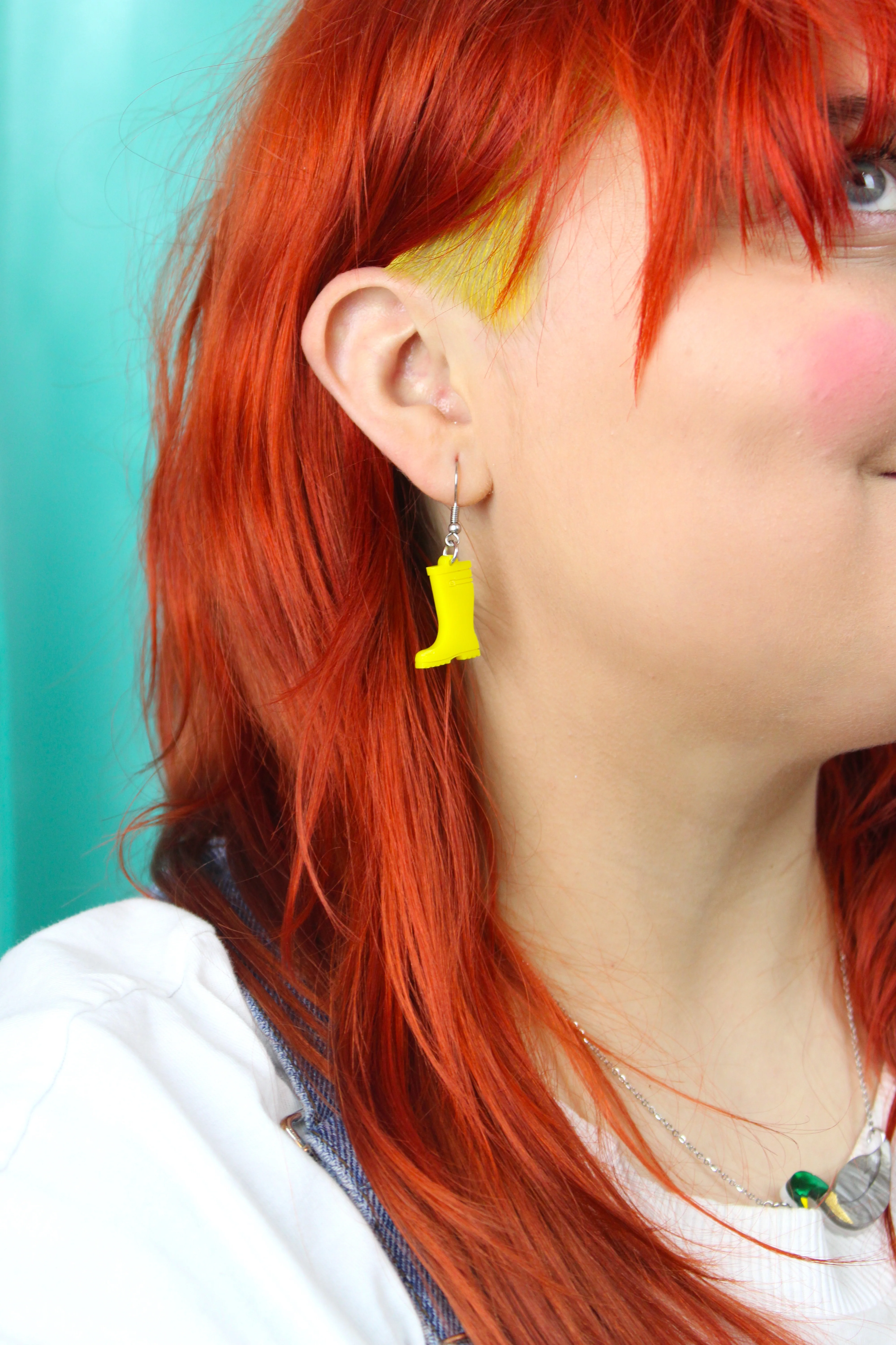Yellow Wellies Earrings - Image 4