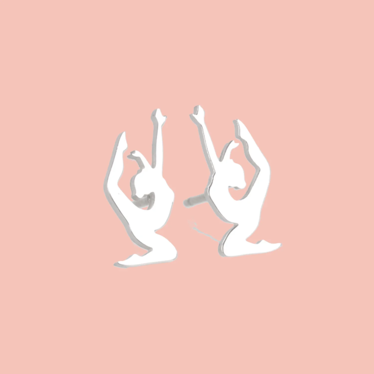 Yoga Pose Stud Earrings - Image 2