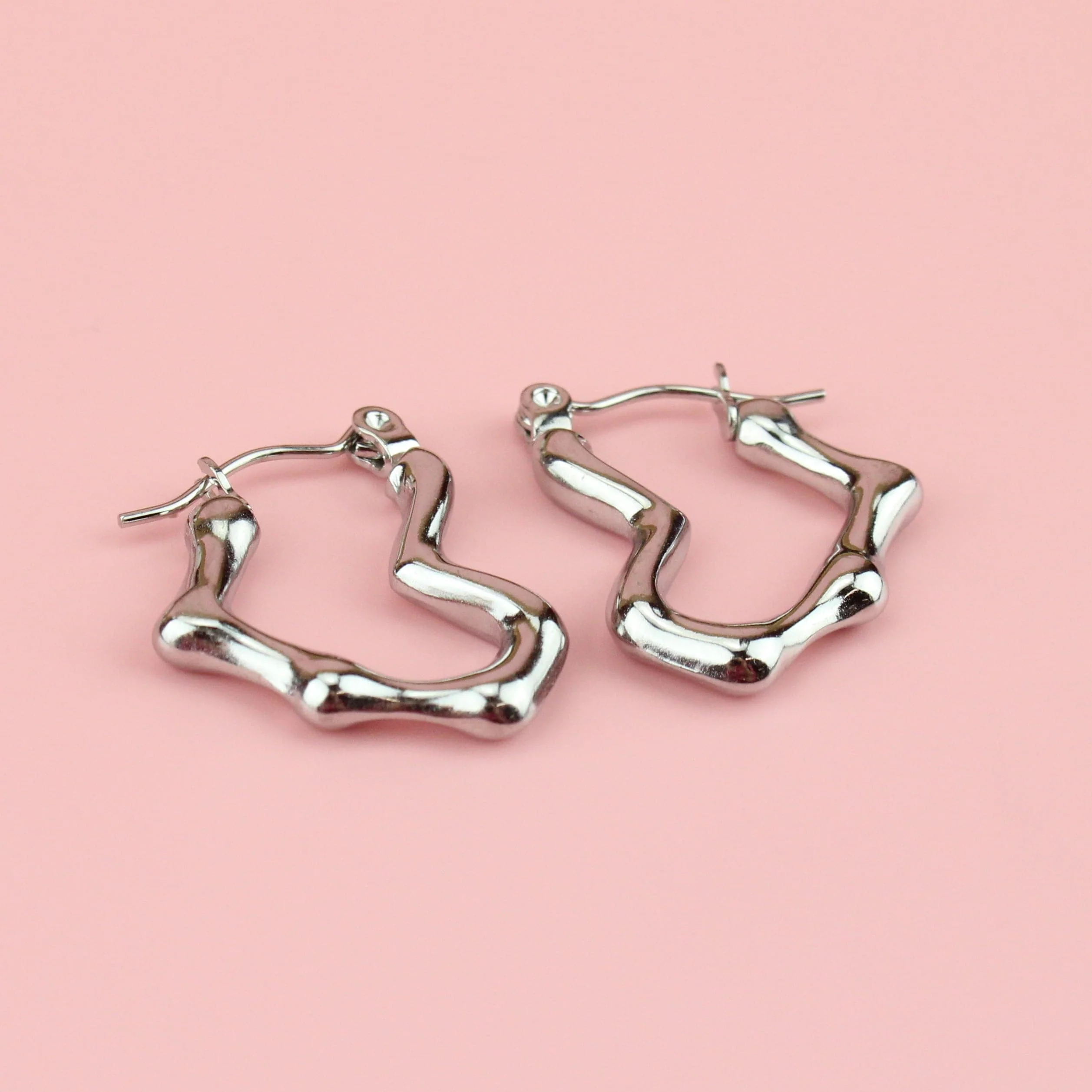 You Make My Heart Melt Hoop Earrings - Image 3