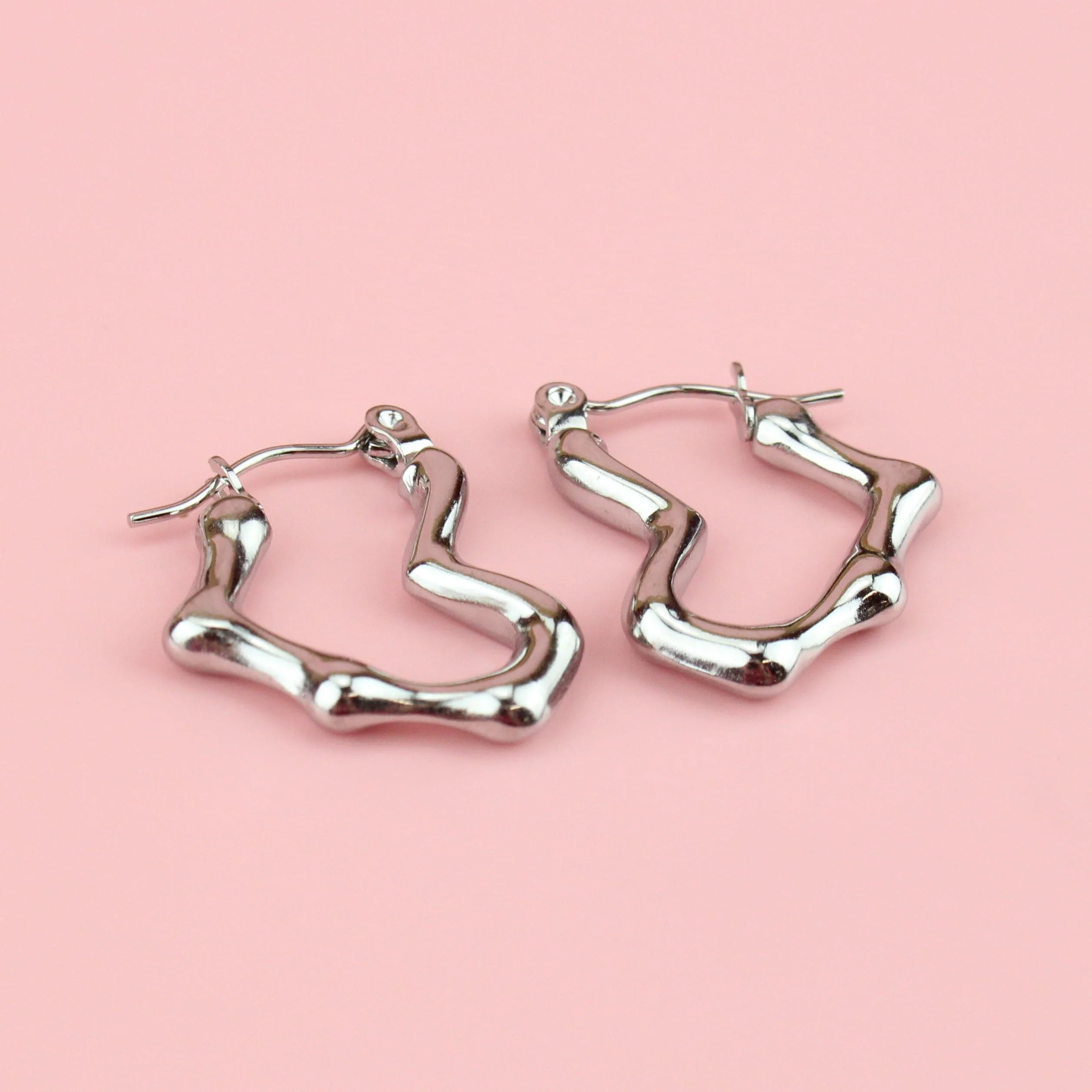 You Make My Heart Melt Hoop Earrings - Image 5