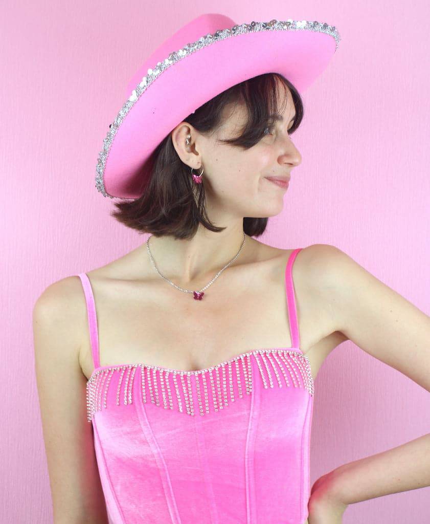 You're my Butterfly, Sugar Baby Necklace (Pink Mirror) - Image 5