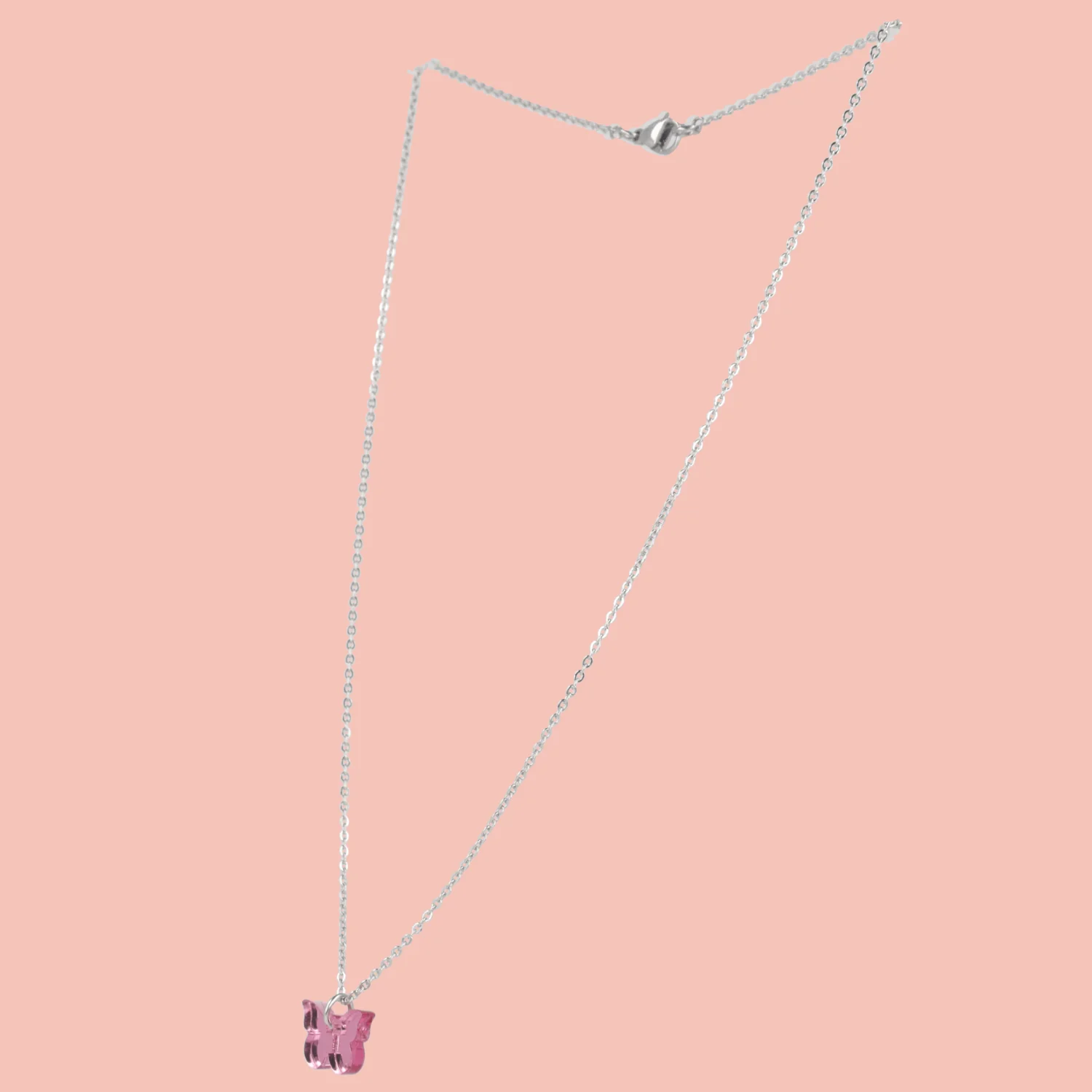 You're my Butterfly, Sugar Baby Necklace (Pink Mirror) - Image 6