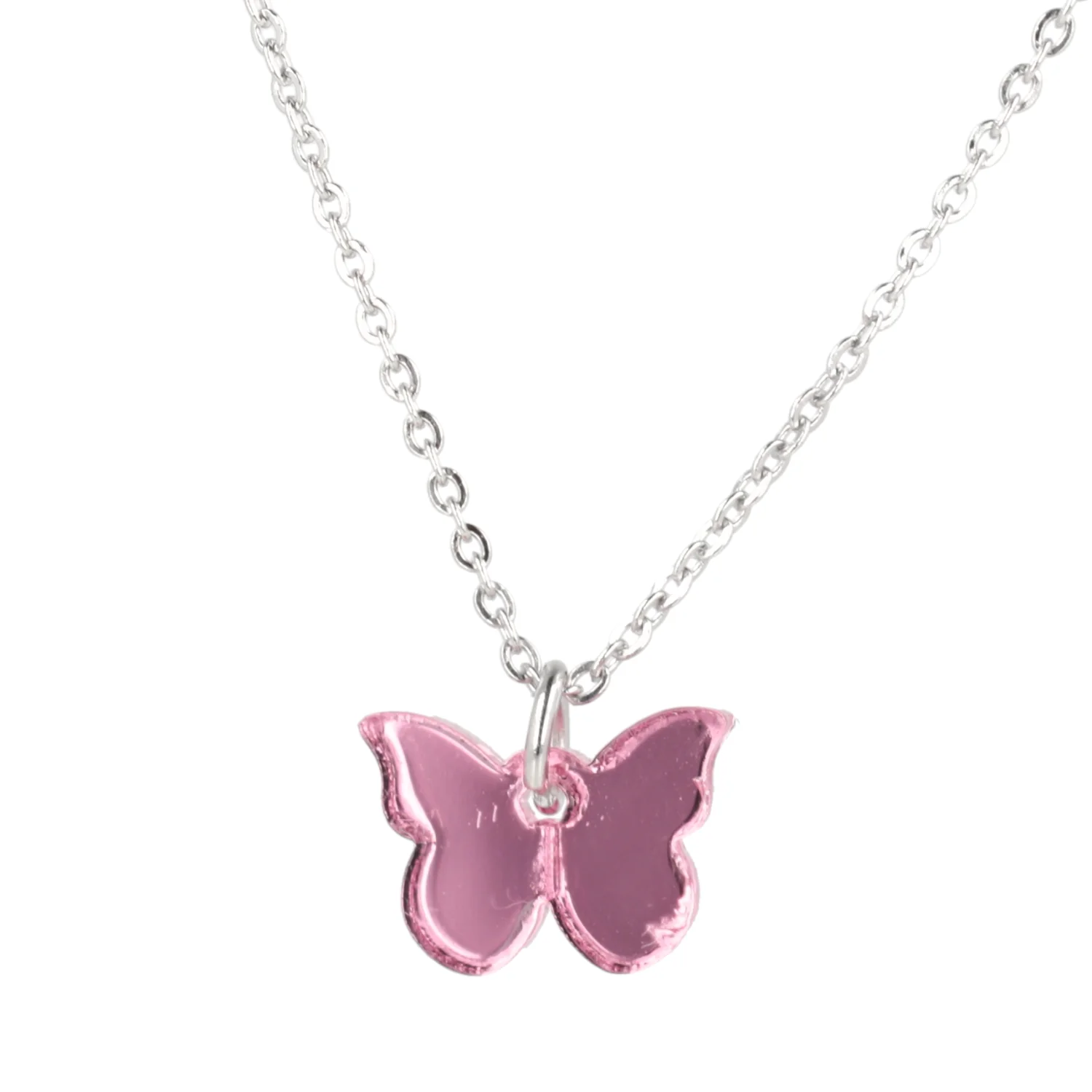 You're my Butterfly, Sugar Baby Necklace (Pink Mirror) - Image 8