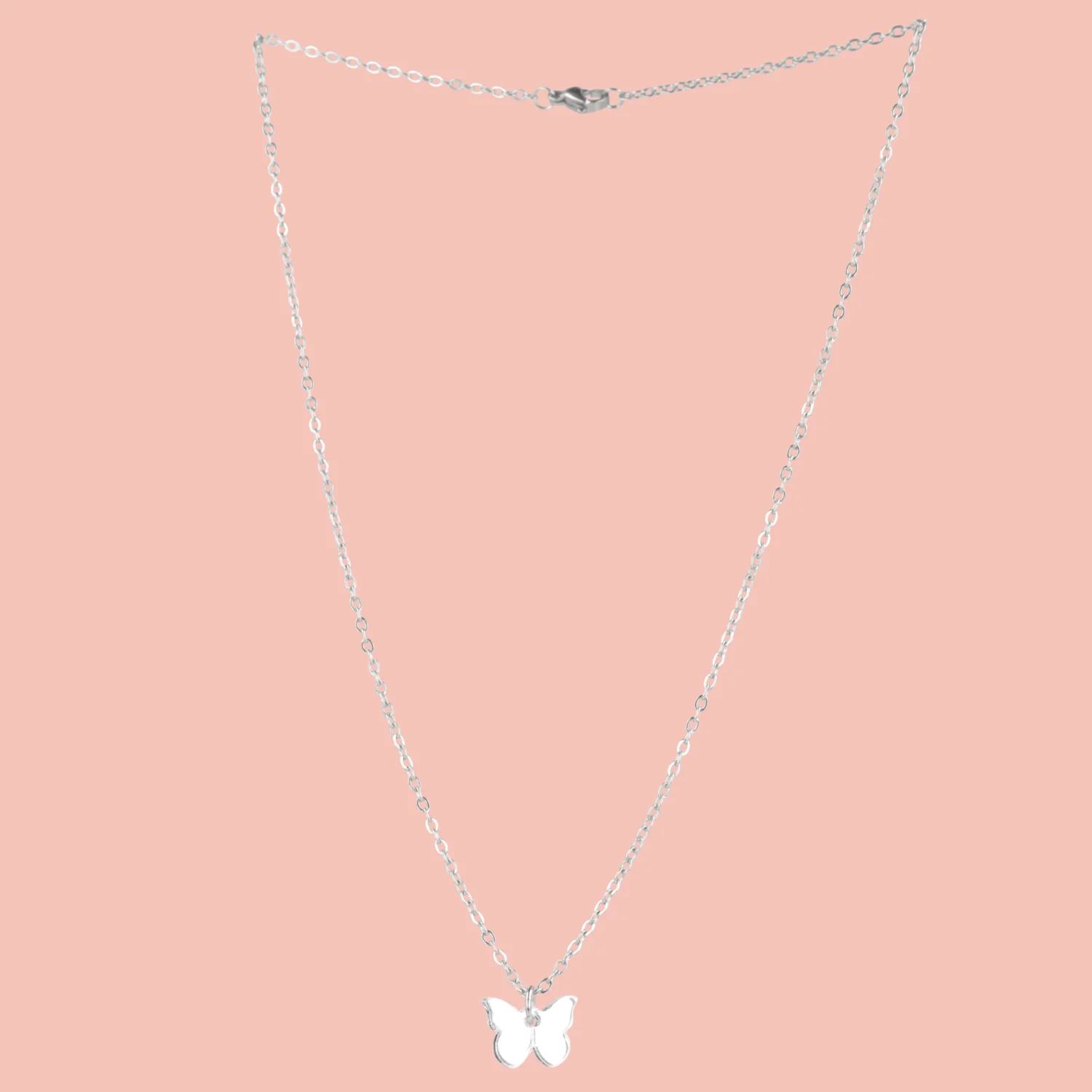 You're my Butterfly, Sugar Baby Necklace (Silver Mirror) - Image 3