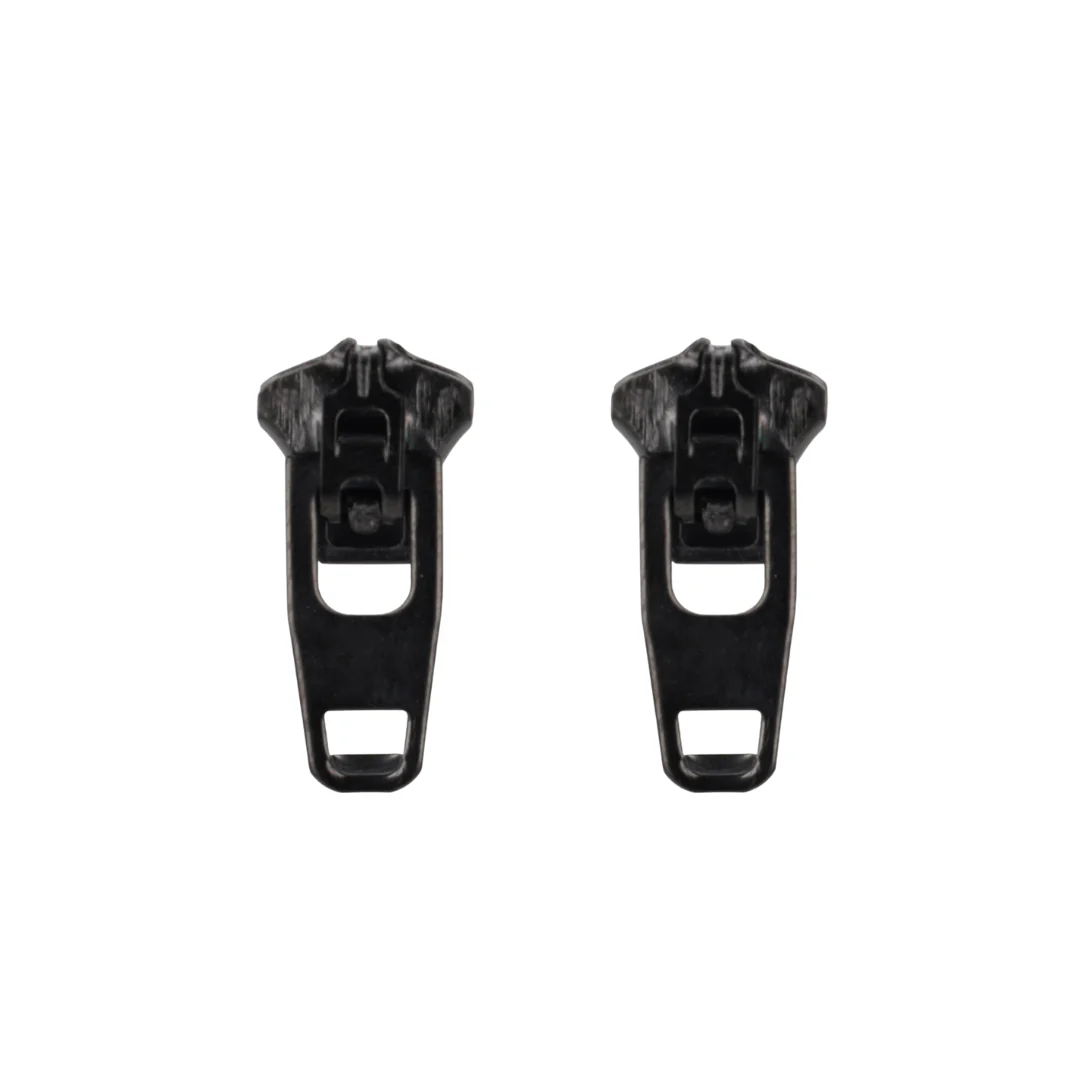 Zip Earrings (Black) - Image 3